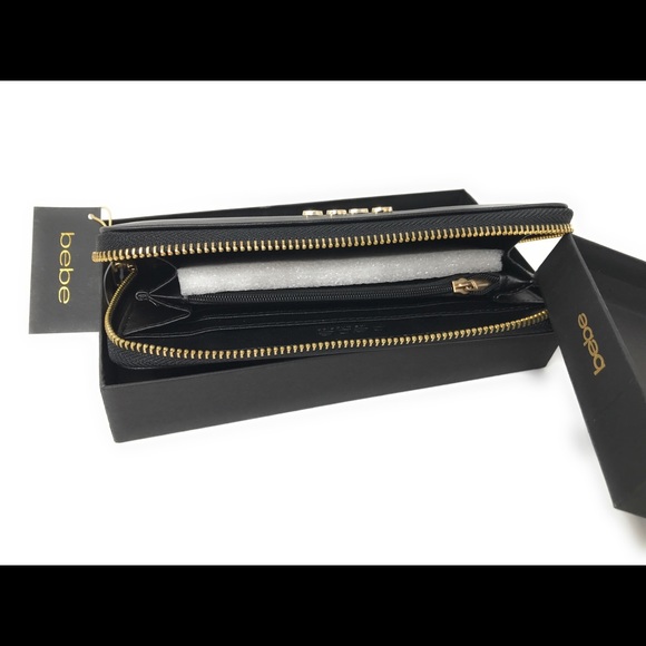 NWT Black Wallet Billfold Studded - Picture 5 of 7